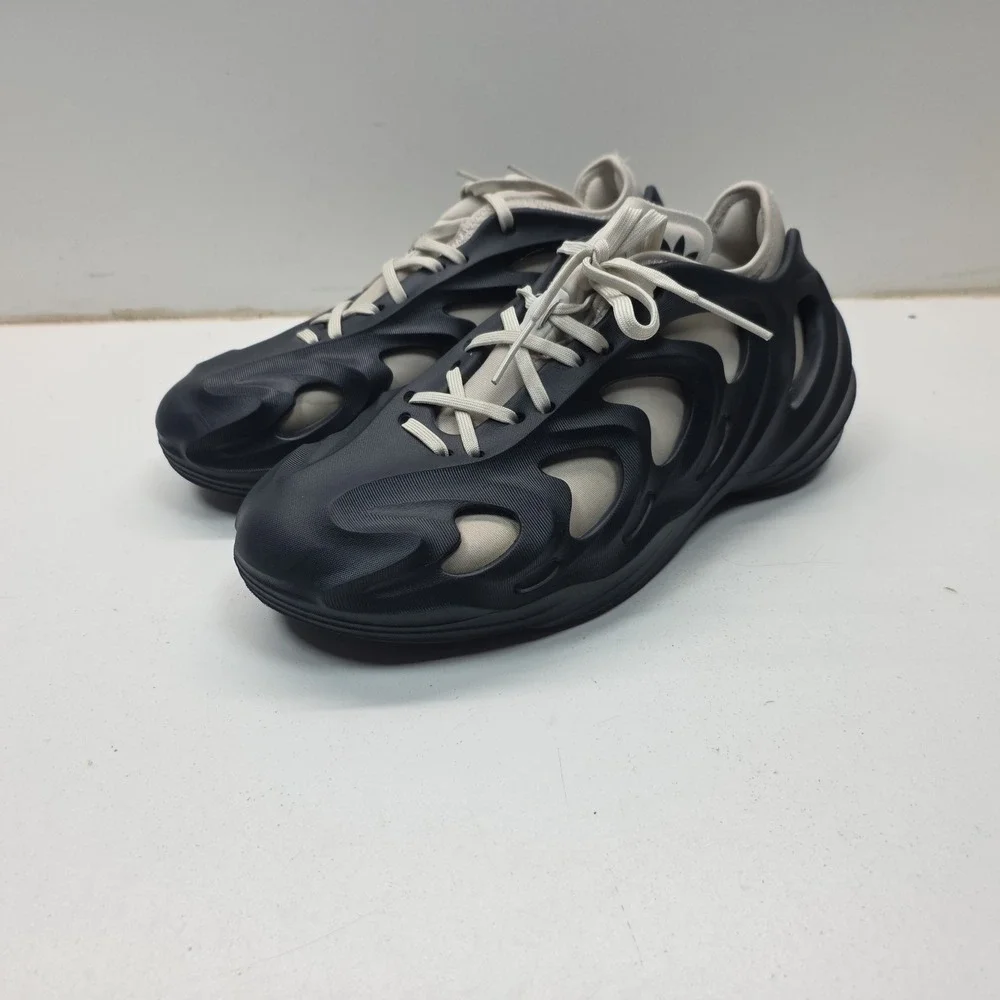 Adidas AdiFOM Q Core Black Carbon Mens Size 9 Sneakers HQ4324 Foam Shoes